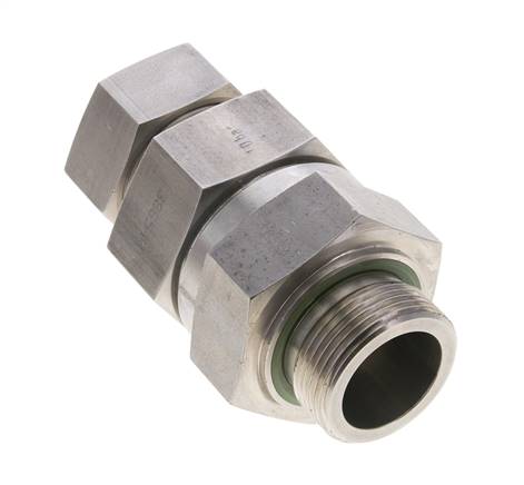 Hydraulic Check Valve Cutting Ring 35L (M45x2) & G1-1/4'' Male Stainless Steel 1-100bar (15-1450)psi Tube-Thread ISO 8434-1