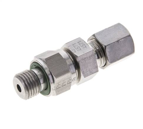 Hydraulic Check Valve Cutting Ring 6S (M14x1.5) & G1/4'' Male Stainless Steel 1-400bar (15-5800)psi Tube-Thread ISO 8434-1