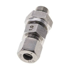 Hydraulic Check Valve Cutting Ring 10S (M18x1.5) & G3/8'' Male Stainless Steel 1-400bar (15-5800)psi Tube-Thread ISO 8434-1