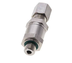 Hydraulic Check Valve Compression Ring 6L (M12x1.5) & G1/8'' Male Stainless Steel 1-250bar (15-3625)psi Tube-Thread ISO 8434-1