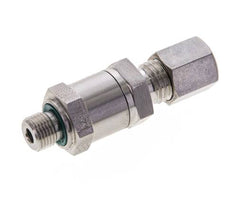 Hydraulic Check Valve Compression Ring 6L (M12x1.5) & G1/8'' Male Stainless Steel 1-250bar (15-3625)psi Tube-Thread ISO 8434-1