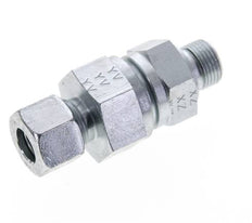 Hydraulic Check Valve Cutting Ring 12L (M18x1.5) & G3/8'' Male Steel 1-250bar (15-3625)psi Thread-Tube ISO 8434-1