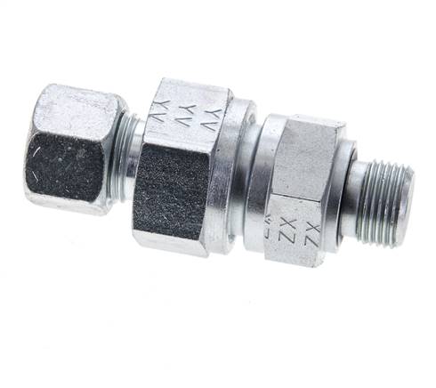 Hydraulic Check Valve Cutting Ring 12L (M18x1.5) & G3/8'' Male Steel 1-250bar (15-3625)psi Thread-Tube ISO 8434-1