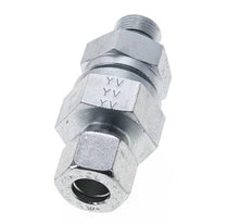 Hydraulic Check Valve Cutting Ring 12L (M18x1.5) & G3/8'' Male Steel 1-250bar (15-3625)psi Thread-Tube ISO 8434-1