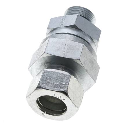 Hydraulic Check Valve Cutting Ring 22L (M30x2) & G3/4'' Male Steel 1-160bar (15-2320)psi Thread-Tube ISO 8434-1