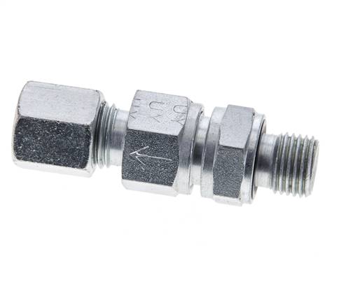 Hydraulic Check Valve Cutting Ring 6S (M14x1.5) & G1/4'' Male Steel 1-400bar (15-5800)psi Thread-Tube ISO 8434-1