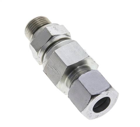Hydraulic Check Valve Cutting Ring 12S (M20x1.5) & M18x1.5 Male Steel 1-400bar (15-5800)psi Thread-Tube ISO 8434-1