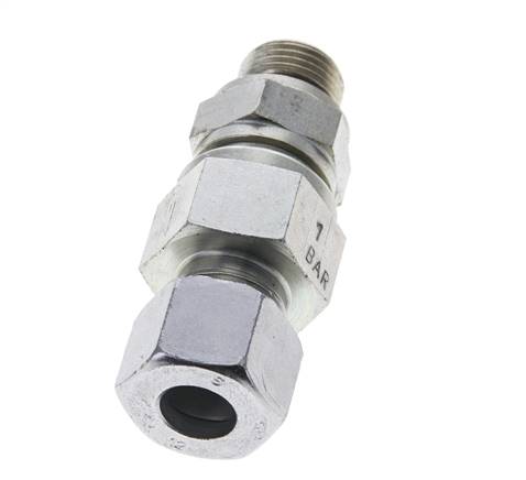 Hydraulic Check Valve Cutting Ring 12S (M20x1.5) & M18x1.5 Male Steel 1-400bar (15-5800)psi Thread-Tube ISO 8434-1