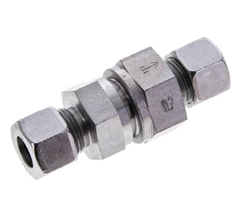Hydraulic Check Valve Cutting Ring 12L (M18x1.5) Steel 0.2-250bar (3-3625)psi ISO 8434-1