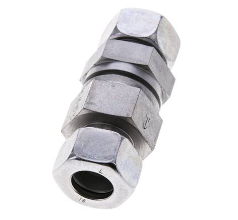Hydraulic Check Valve Cutting Ring 18L (M26x1.5) Steel 0.5-160bar (7-2320)psi ISO 8434-1