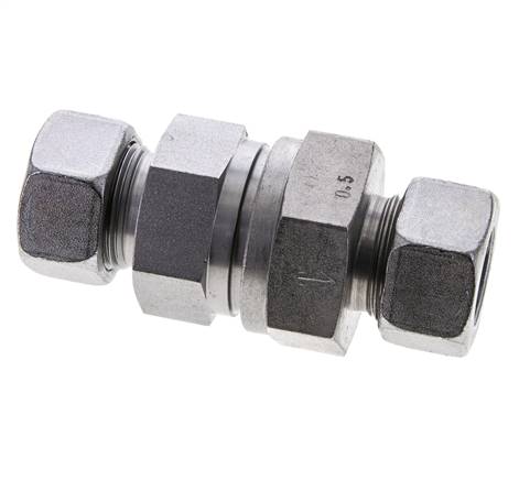 Hydraulic Check Valve Cutting Ring 22L (M30x2) Steel 0.5-160bar (7-2320)psi ISO 8434-1