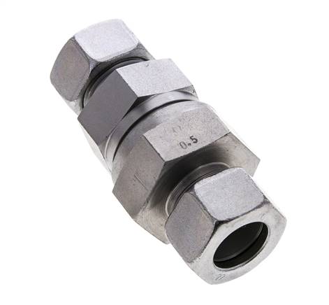 Hydraulic Check Valve Cutting Ring 22L (M30x2) Steel 0.5-160bar (7-2320)psi ISO 8434-1