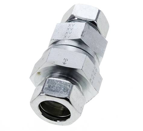 Hydraulic Check Valve Cutting Ring 28L (M36x2) Steel 1-100bar (15-1450)psi ISO 8434-1