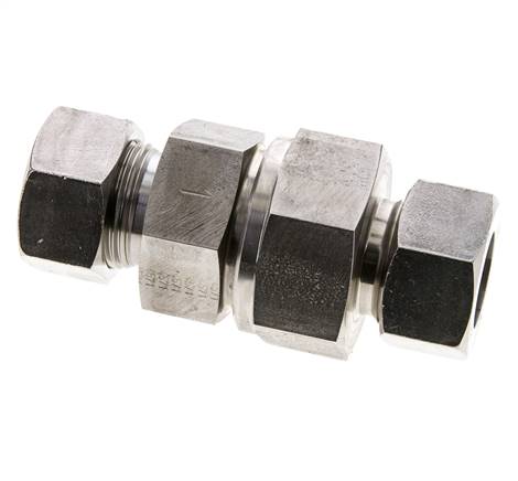 Hydraulic Check Valve Cutting Ring 22L (M30x2) Stainless Steel 1-160bar (15-2320)psi ISO 8434-1