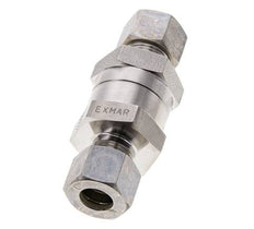 Hydraulic Check Valve Compression Ring 12L (M18x1.5) Stainless Steel 1-250bar (15-3625)psi ISO 8434-1
