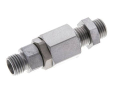 8L Zink plated Steel Ball-Guided Swivel Joint Cutting Fitting Bulkhead 315 bar NBR ISO 8434-1