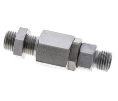 8L Zink plated Steel Ball-Guided Swivel Joint Cutting Fitting Bulkhead 315 bar NBR ISO 8434-1