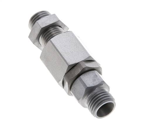 8L Zink plated Steel Ball-Guided Swivel Joint Cutting Fitting Bulkhead 315 bar NBR ISO 8434-1