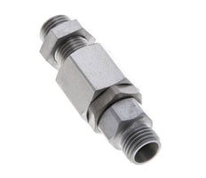 8L Zink plated Steel Ball-Guided Swivel Joint Cutting Fitting Bulkhead 315 bar NBR ISO 8434-1