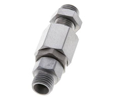 8L Zink plated Steel Ball-Guided Swivel Joint Cutting Fitting Bulkhead 315 bar NBR ISO 8434-1