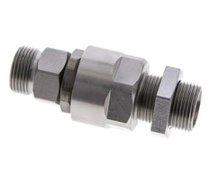 15L Zink plated Steel Ball-Guided Swivel Joint Cutting Fitting Bulkhead 315 bar NBR ISO 8434-1