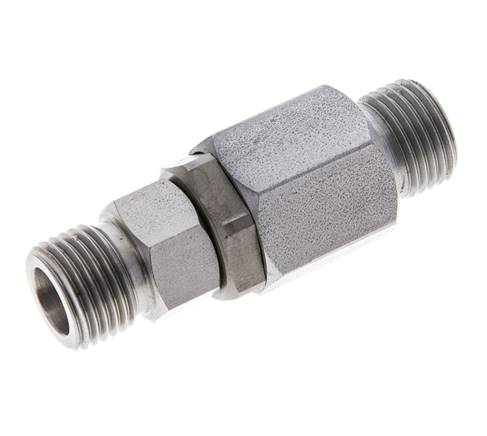 8S Zink plated Steel Ball-Guided Swivel Joint Cutting Fitting DN 6350 bar NBR ISO 8434-1