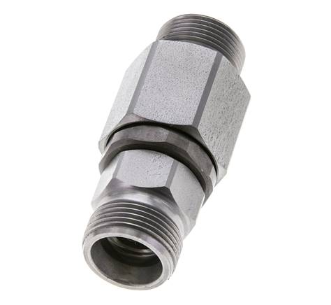 16S Zink plated Steel Ball-Guided Swivel Joint Cutting Fitting DN 12350 bar NBR ISO 8434-1