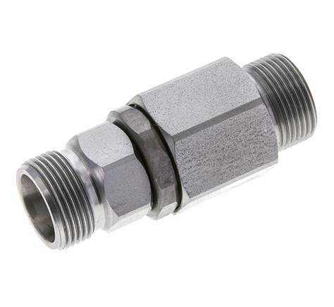 16S Zink plated Steel Ball-Guided Swivel Joint Cutting Fitting DN 12350 bar NBR ISO 8434-1