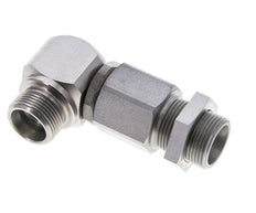 16S Zink plated Steel Elbow Ball-Guided Swivel Joint Cutting Fitting Bulkhead DN 12350 bar NBR ISO 8434-1