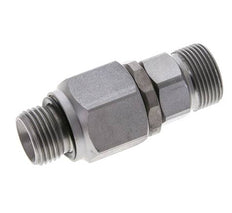 16S & G1/2'' Zink plated Steel Ball-Guided Swivel Joint Cutting Fitting with Male Threads DN 12350 bar NBR ISO 8434-1