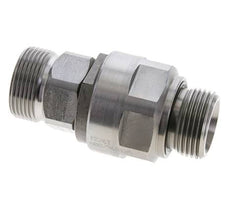 25S & G1'' Zink plated Steel Ball-Guided Swivel Joint Cutting Fitting with Male Threads DN 20350 bar NBR ISO 8434-1