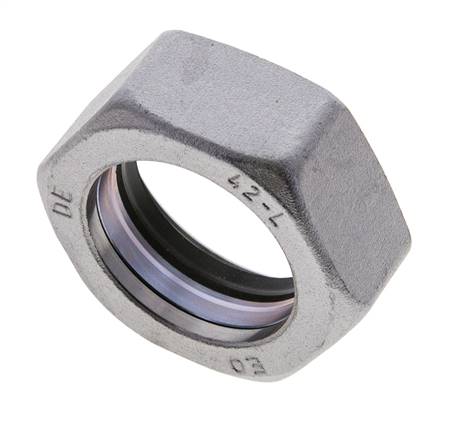 42 (M52x2) Steel Functional Nut NBR
