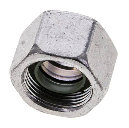 16S (M24x1.5) Steel Functional Nut NBR