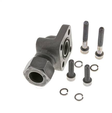 LK 35 Elbow Pump Flange Malleable cast iron with 15L (M22x1.5)