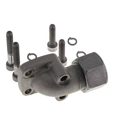 LK 35 Elbow Pump Flange Malleable cast iron with 16S (M24x1.5)