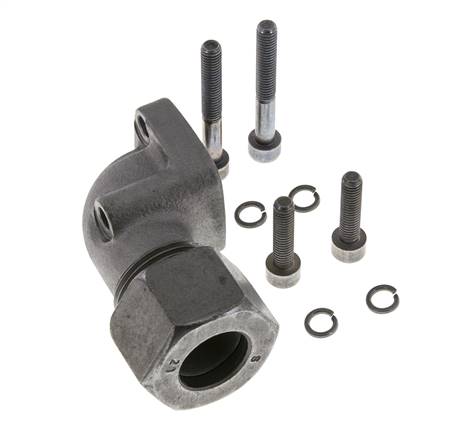 LK 35 Elbow Pump Flange Malleable cast iron with 20S (M30x2)