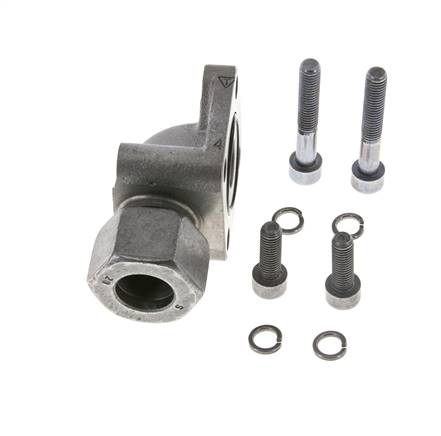 LK 55 Elbow Pump Flange Malleable cast iron with 20S (M30x2)