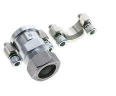 1'' SAE Flange 3000 PSI Steel with 28L (M36x2) ISO 6162-1
