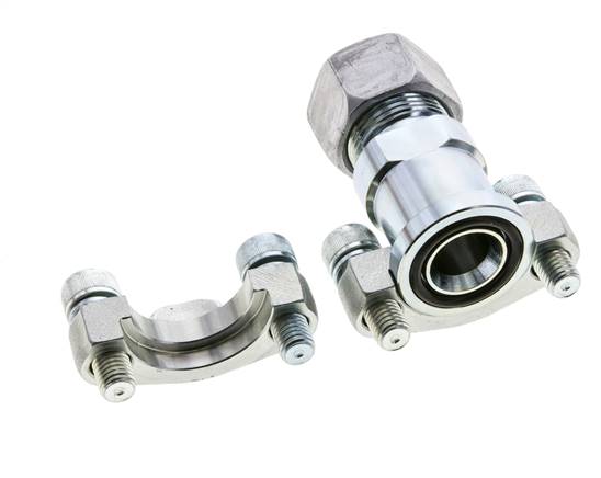 3/4'' SAE Flange 3000 PSI Steel with 20S (M30x2) ISO 6162-1