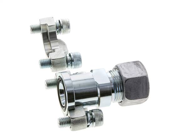3/4'' SAE Flange 3000 PSI Steel with 20S (M30x2) ISO 6162-1