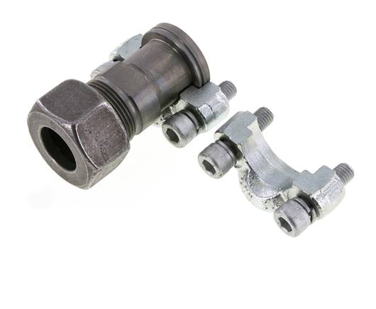 3/4'' SAE Flange 6000 PSI Steel with 25S (M36x2) ISO 6162-2