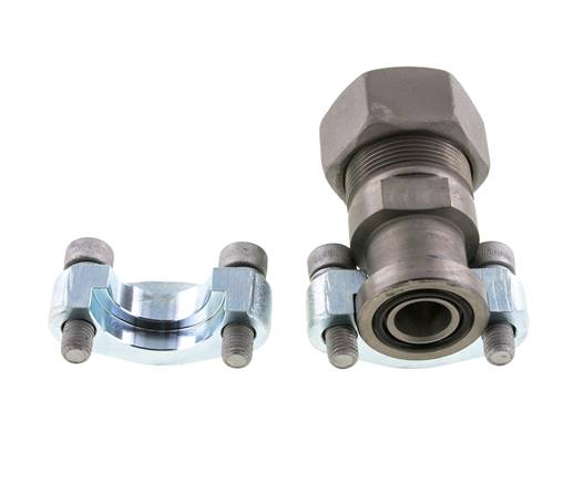3/4'' SAE Flange 6000 PSI Steel with 30S (M42x2) ISO 6162-2