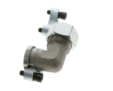 1'' Elbow SAE Flange 3000 PSI Steel with 30S (M42x2) ISO 6162-1