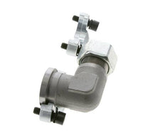 1-1/4'' Elbow SAE Flange 3000 PSI Steel with 25S (M36x2) ISO 6162-1