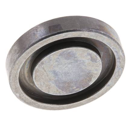 3/4'' SAE Blind Plate 3000 PSI Steel ISO 6162