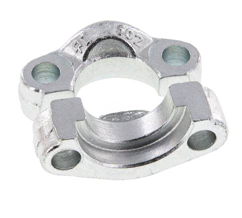 3/4'' SAE Flange Halves 6000 PSI Steel ISO 6162-2