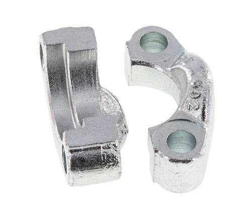 3/4'' SAE Flange Halves 6000 PSI Steel ISO 6162-2