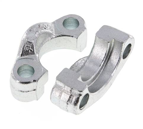 3/4'' SAE Flange Halves 6000 PSI Steel ISO 6162-2
