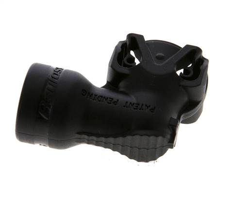 90deg ABC Push-In Connector Regular 10X1.25 - 90310105