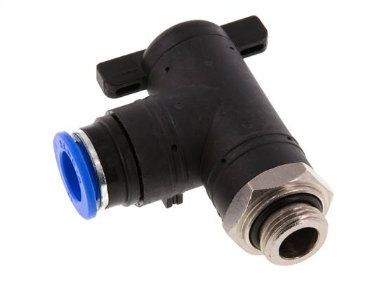 2-Way Elbow Ball Valve 12 mm - G3/8'' Plastic/Brass